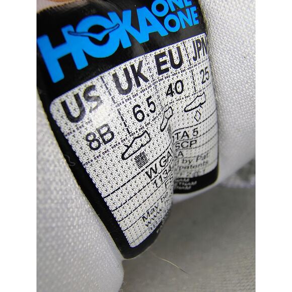 Hoka One One Gaviota 5 Shoes Women’s 8 Sea Ice Running Athletic Sneakers Trainer - Picture 16 of 16